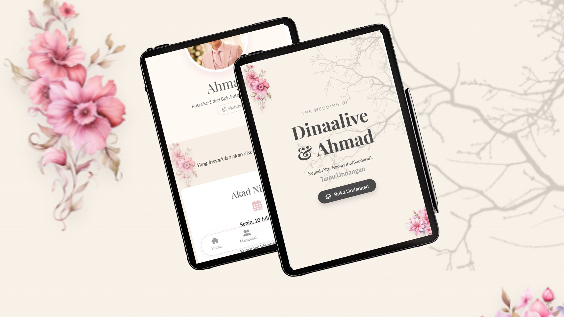 Preview tema Pink Abu