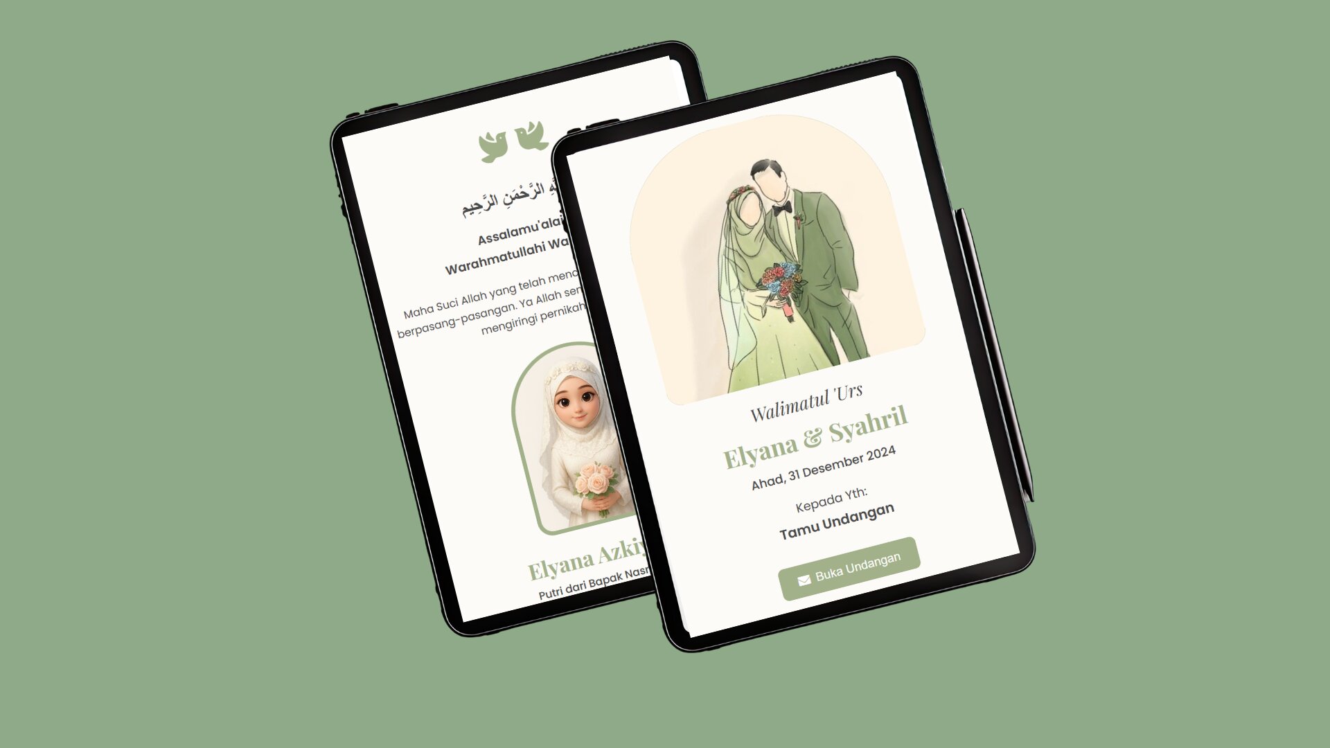 Preview tema Syar'i 2